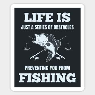 Funny Fishing Saying Magnet